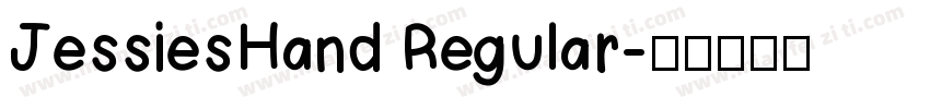 JessiesHand Regular字体转换
